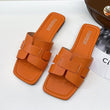 Women PU Leather Flat Sandals