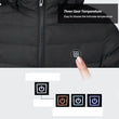 Men Heated Jackets Outdoor Coat USB Electric Battery Long Sleeves Heating Hooded Jackets
