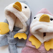 2in1 Cute Penguin Deer Design Fleece Scarf Hat