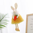 4pack Rabbit with Carrot Easter Hanging Decor