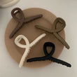 4pack Solid Color Plastic Hair Clip Hair Claw