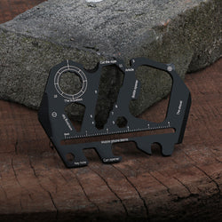 23 in 1 Multifunction Outdoor Camping Card Tool