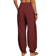 Women Linen Loose Harem Pants