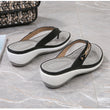 Women Wedge Soft Bottom Non Slip Beach Casual Flip Flop Slippers