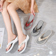 Women Wedge Soft Bottom Non Slip Beach Casual Flip Flop Slippers