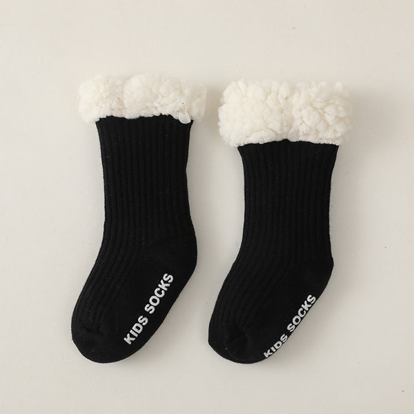 Thick Velvet Children's Non-slip Floor Socks