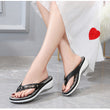 Women Wedge Soft Bottom Non Slip Beach Casual Flip Flop Slippers