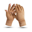 Men And Women Outdoor CyclingSuede Warm Flip-finger Gloves