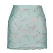 Women Summer Mesh Double Layer Mini Skirt