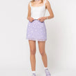 Women Summer Mesh Double Layer Mini Skirt