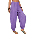 Women Linen Loose Harem Pants