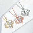 Rhinestone Heart Necklace