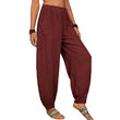 Women Linen Loose Harem Pants