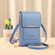 PU Leather Crossbody Handbags Phone Purse with Long Strap