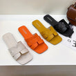 Women PU Leather Flat Sandals