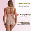 Women's Padded V-neck Body Shaper Bodysuit  Slimming Underwear