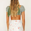 Women Summer Mesh Double Layer Mini Skirt