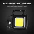 Mini Multifunctional Keychain COB  Emergency Light Camping Light