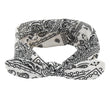 6 Pack Women Soft Solid Print Headbands Elastic Hairbands