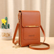 PU Leather Crossbody Handbags Phone Purse with Long Strap