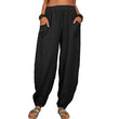 Women Linen Loose Harem Pants