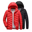 Men Heated Jackets Outdoor Coat USB Electric Battery Long Sleeves Heating Hooded Jackets