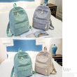 Girls Solid Color  Corduroy Backpack