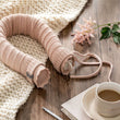 U-Shaped Hot Water Bottle with Knitted Cover Bag
