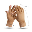 Men And Women Outdoor CyclingSuede Warm Flip-finger Gloves