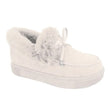 Women Bowknot Suede Faux Fur Moccasin Shoes Warm Lightweight Shoes