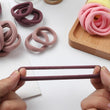 200pcs Girls Solid Color Rubber Hairbands Headwear