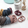 200pcs Girls Solid Color Rubber Hairbands Headwear